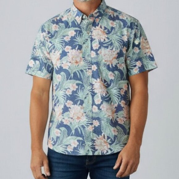 Chubbies Floral Hawaiian Shirt 2XL - Picture 1 of 8